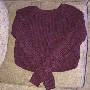 Abercrombie cropped sweater